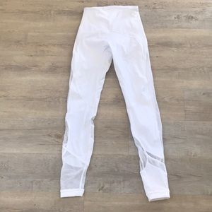 white lulu lemon leggings